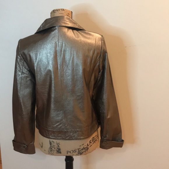 Spiegel Metallic Leather Jacket - Picture 2 of 5